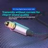 Fast speed Digital Optically Cable TOSLINK to 3.5mm Port Connection Gold Plated Plugs for Stable Sound Transmission