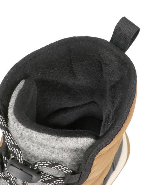 Sorel Youth Whitney 2 Plus Lace WP Kids' Snow Boots, NY5173, Elk/Black, Size 21.0cm, Boys' Athletic and School Shoes