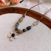 New Chinese beaded woven flower necklace light luxury collarbone chain retro ethnic style versatile necklace