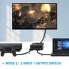 Interruptor HDMI 2 en 1 salida 1080P 4K HDMI Switcher Box Auto Splitter Switcher Plug And Play