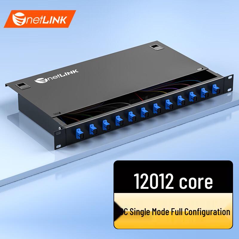 

netLINK 12-Port SC Single Mode Fiber Optic Patch Panel
