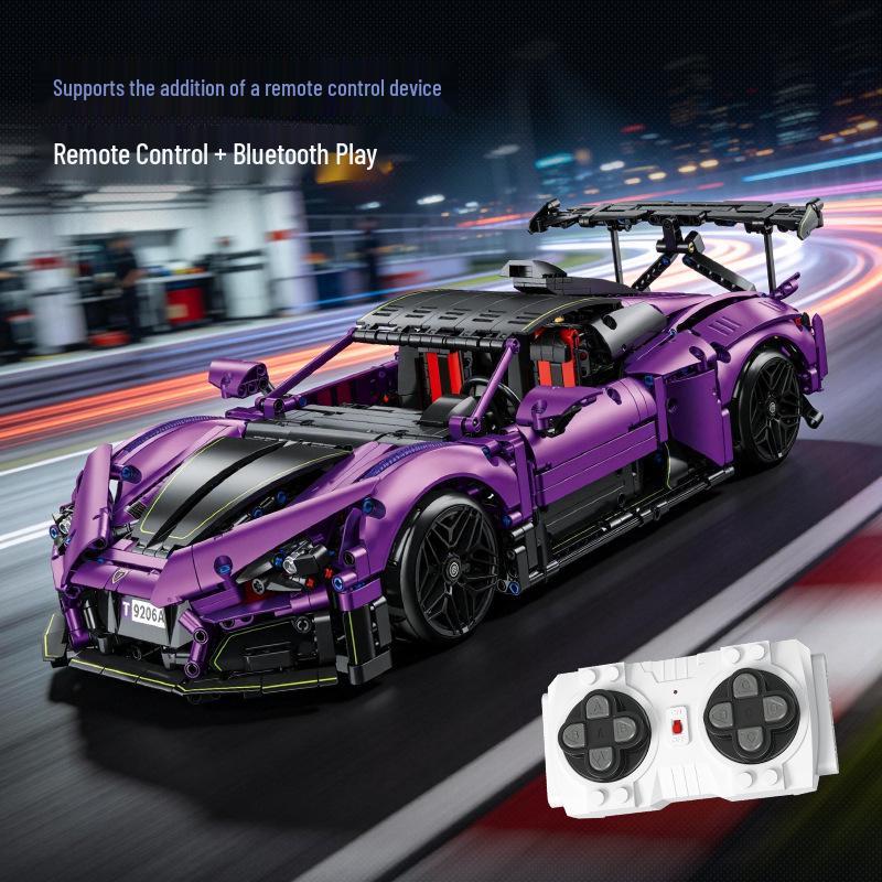 Advanced Mechanical Remote Control Supercar Model - 14+ Educational Building Block Toy