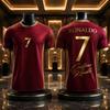 Nuova Maglia Calcio Ronaldo Stylish Superstar Collection T-shirt Sportiva Asciugatura Rapida per Bambini Adulti Esercizio all'Aperto e Regalo per Fan