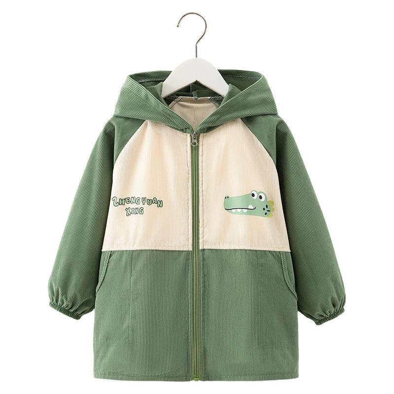 Dziecięcy Kombinezon Puchowy Średni i Duży - Plamoodporny Jesień/Zima Przedszkolne Okrycie Wierzchnie Fartuszek dla Chłopców