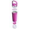 STANLEY 1913 Vitalize Shaker Vacuum Insulated Dark 20 Oz L Bottle, Blossom, / 0.59