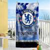 Chelsea Customizable Name Beach Towel Super Soft & Absorbent Perfect for Traveling Yoga Camping and Swimming