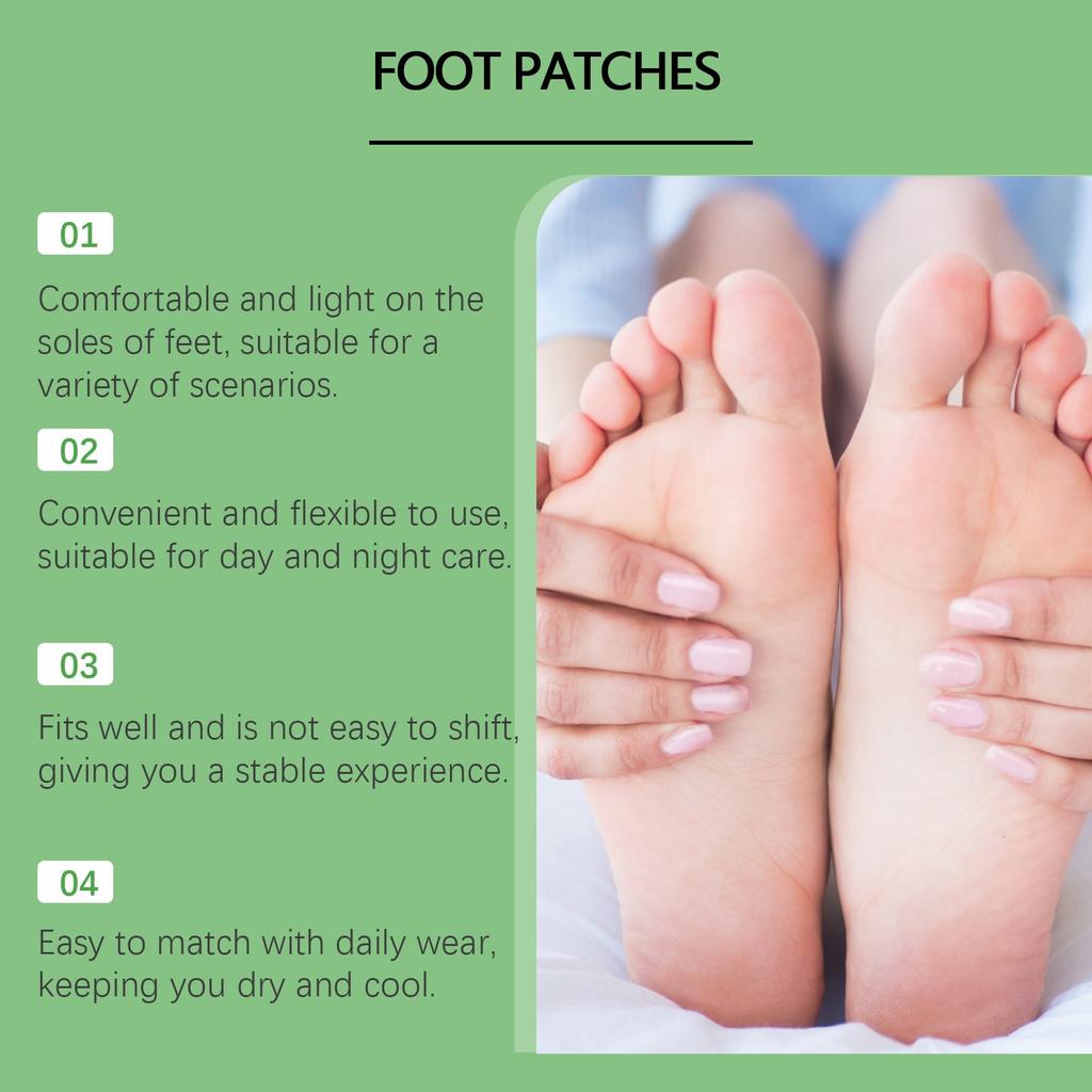 Herbal Foot Patches , Daily Care For Legs, Nourishing Feet, Body Foot Bath Beads 10 PIECES