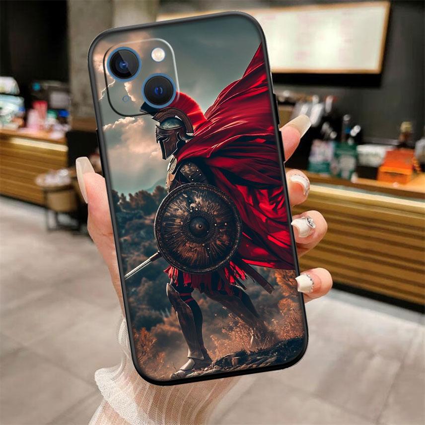 Spartan Warrior Shell Phone Case for Samsung Galaxy S20 S21 S22 Ultra FE Plus A21S A22 A24 A25 A26 A30 A30S A31