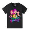 A1210 Kids Boys Girls Kpop Rumi Zoey Mira Print Short Sleeves T-shirt