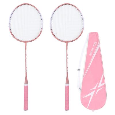 Badminton Rackets Pink Professional Separate Iron Alloy Badminton Rackets for Beginners Student Training Badminton Rackets Set