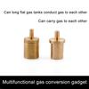 Outdoor Camping Burner Conversion Head Long Flat Tank Stove Gas Bottle Adaptor