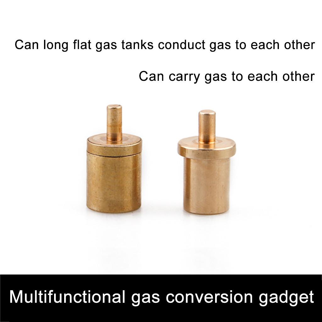 Outdoor Camping Burner Conversion Head Long Flat Tank Stove Gas Bottle Adaptor