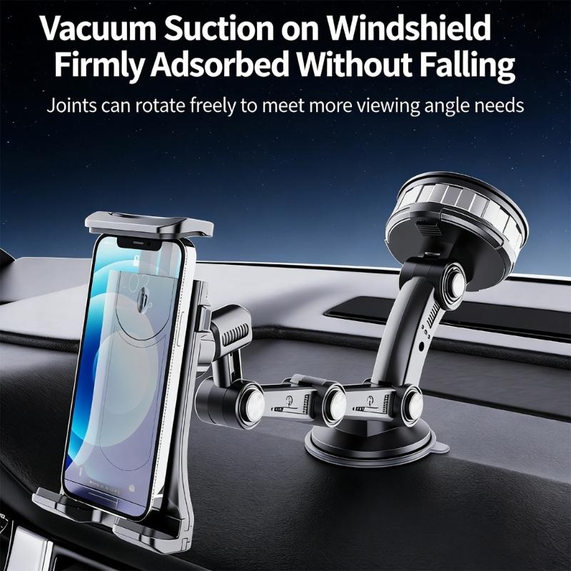 Phone Tablet Holder for Phone 17 16 Car Dashboard Mount Cellphone Holder Rotating Suction Cup Phone Stand