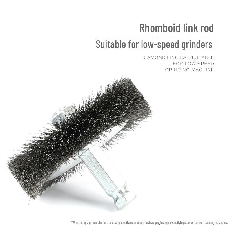 Tire Repair Low-Speed Soft Steel Wire Grinding Brush for Surface Cleaning