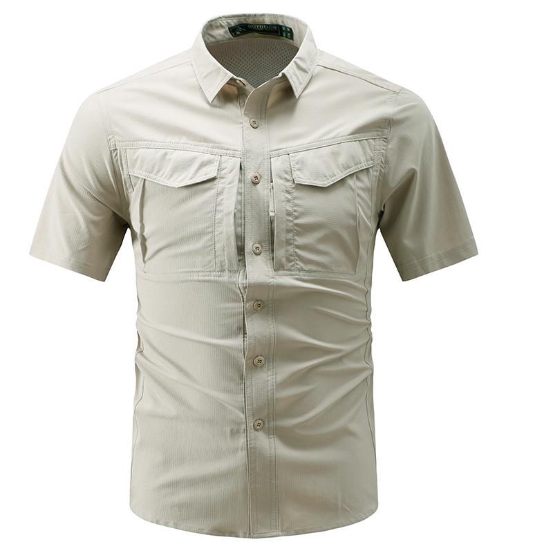 

Мужская повседневная рубашка с длинным рукавом - Осенне-зимняя модная однотонная рабочая куртка 3XL