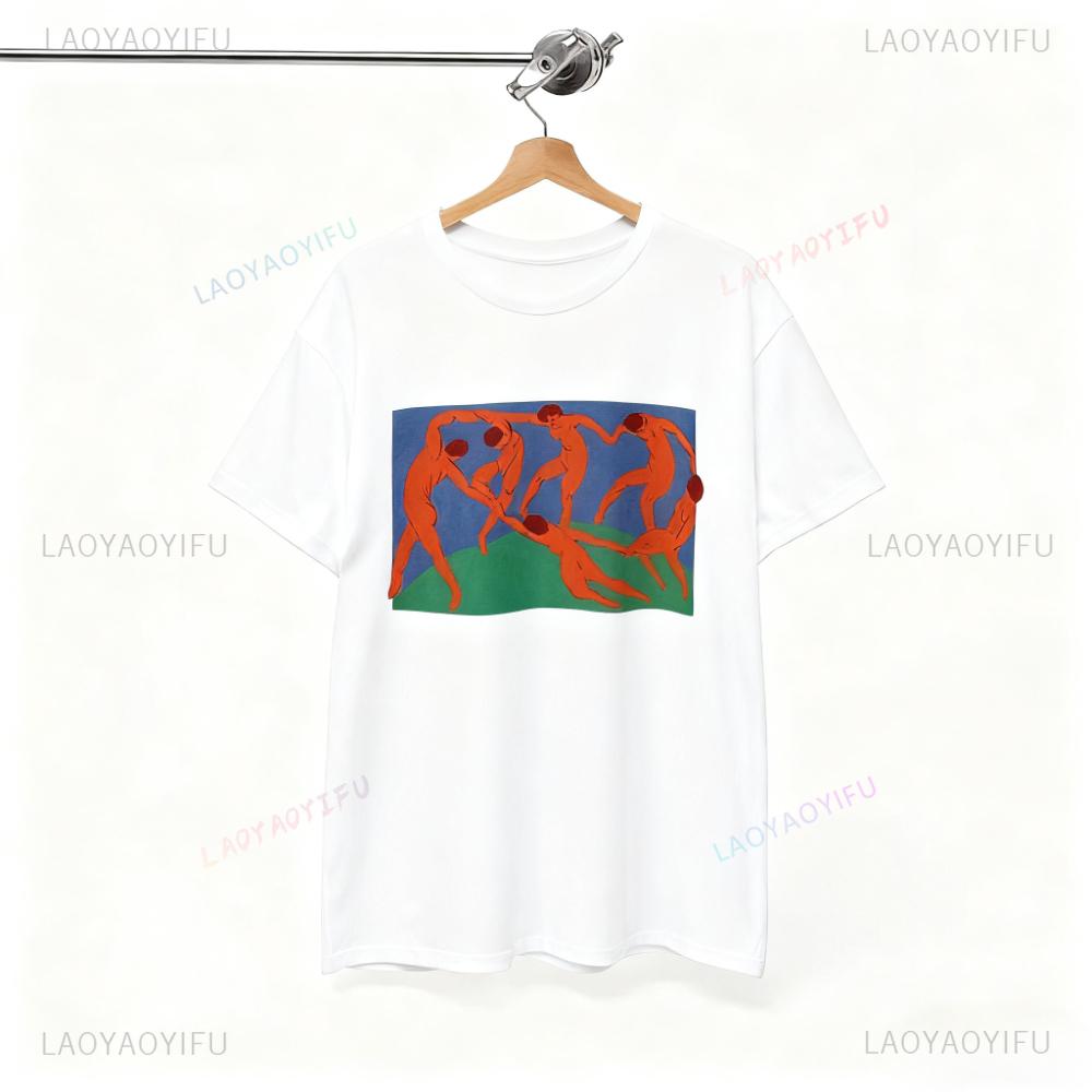 Henri Matisse The Dance TShirt Modern Art Graphic Tee Abstract Art Graphic Printed Tshirt Unisex Women Artist Gift Streetwear Tops S