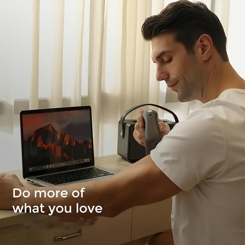 Latest Fully Upgraded Multifunctional Fascia Ring Massager, Featuring 5 Handheld Applications, 5 Modes, 5 Frequencies, Portable And Convenient