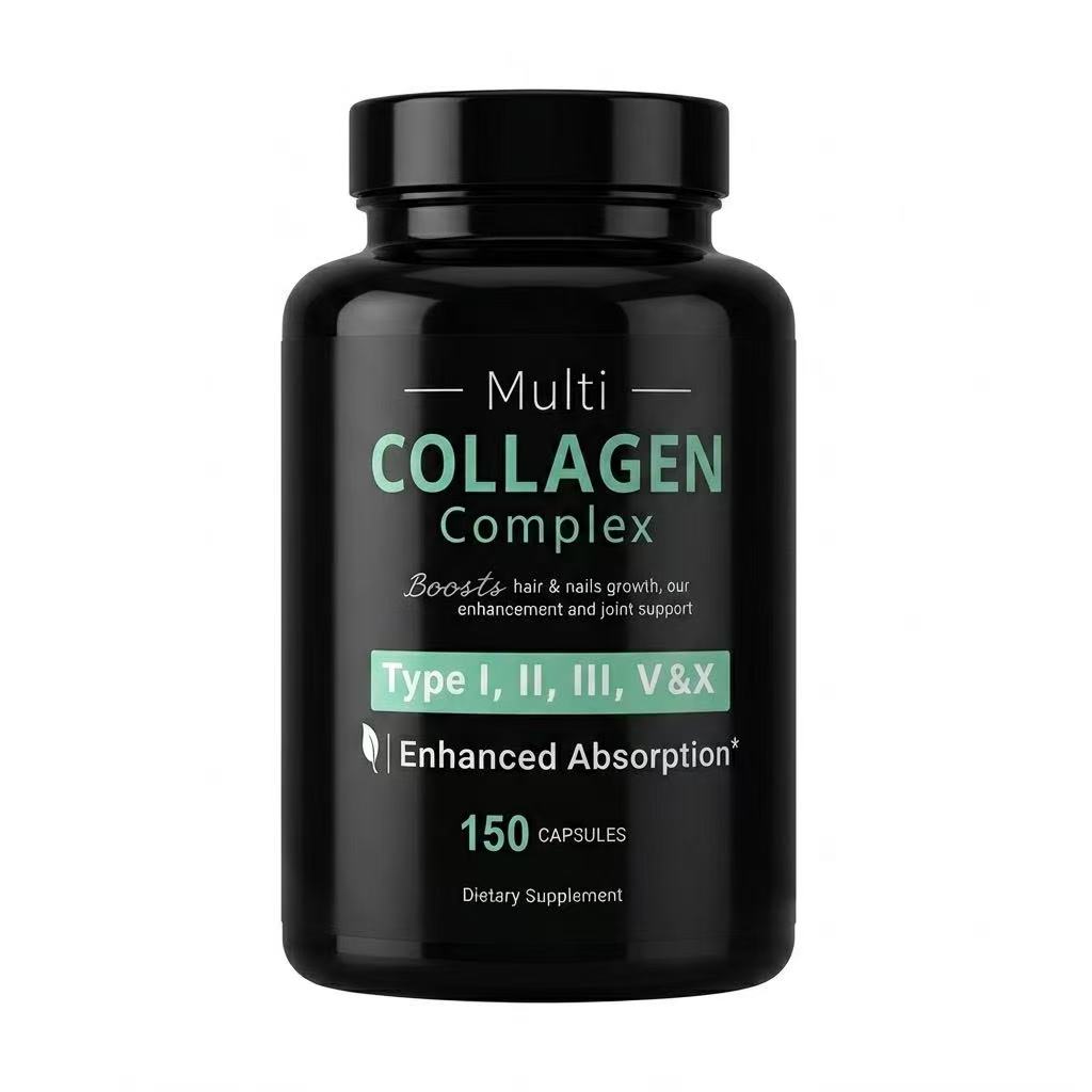 Multi-Kollagen-Peptid-Komplex für Frauen & Männer, 150 Kapseln 1pack