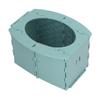 Toddler Potty Foldable PP Portable Baby Toilet for Camping Travel Long Distance Driving Green