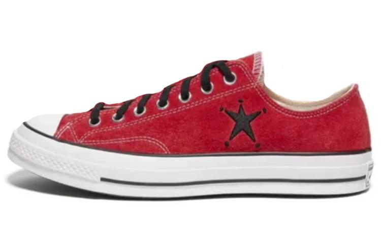 Chuck 70 Stussy x Chuck 70 Converse Low  Poppy Red  A07664C 39