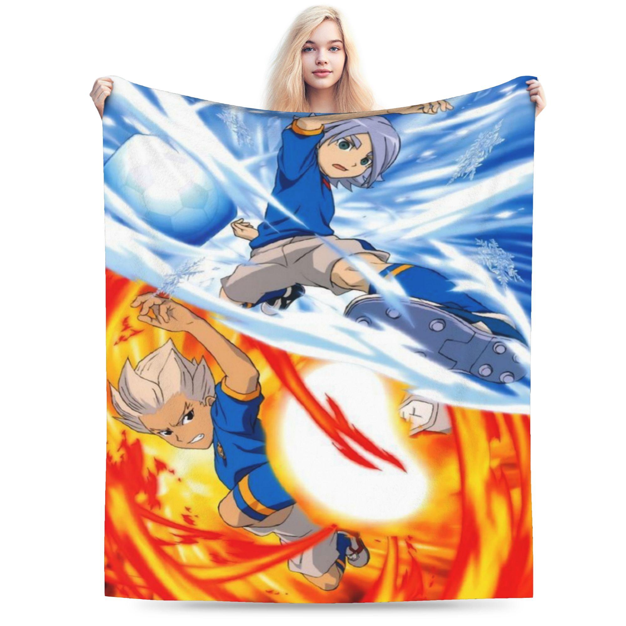 Stylish Inazuma Eleven: Victory Road Blanket Super Soft Flannel Comfortable Throw Blankets Machine Washable 75X95CM