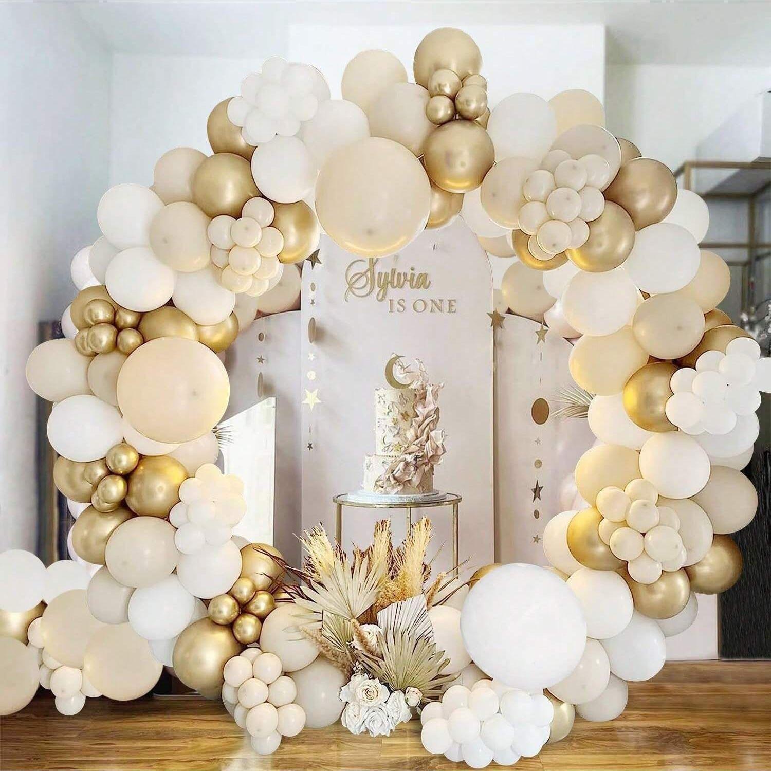 

Balloons Garland Arch Kit Latex Balloons for Boho Wedding Baby Shower Engagement Anniversary Birthday Decorations Backdrop 10inch