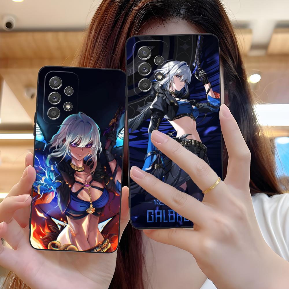 Wuthering Waves Galbrena Phone Case for Samsung Galaxy M55 54 42 35 34 33 32 23 22 15 14 13 12 F55 5G Colorful Cover Cellphones