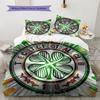 Celtic Football Club Bedding Quilt Set Quilt Cover Pillowcase Home Decoration Birthday Gift (1 * Duvet Cover + 2 * Pillowcase, Without Core)