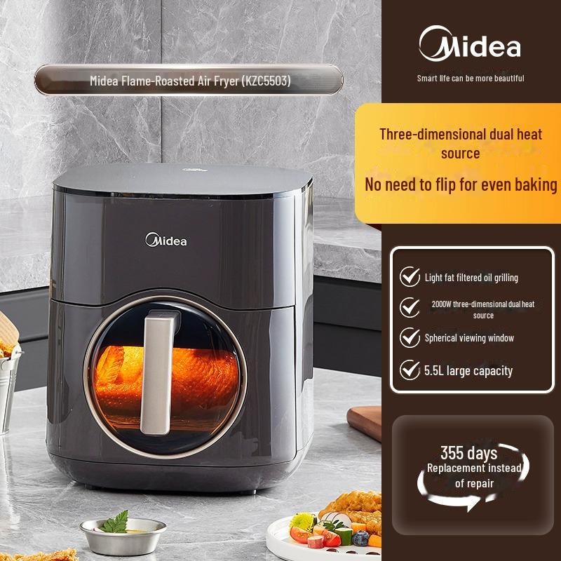 

Фритюрница Midea MF-KZC5503: 5.5L Visual Многофункциональная интеллектуальная духовка