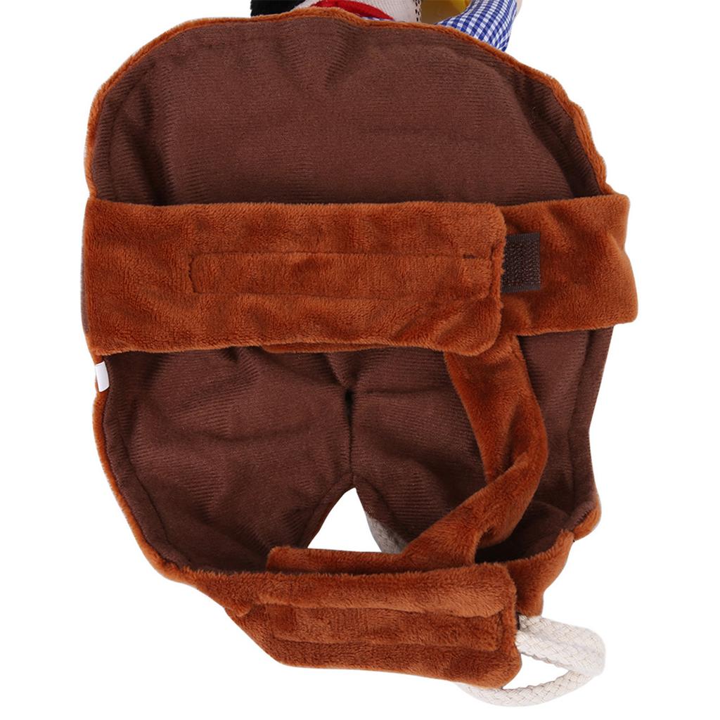 Huisdier Hond Cowboy Kostuum Grappig Ridder Rijkleding Cosplay Kleding (S)