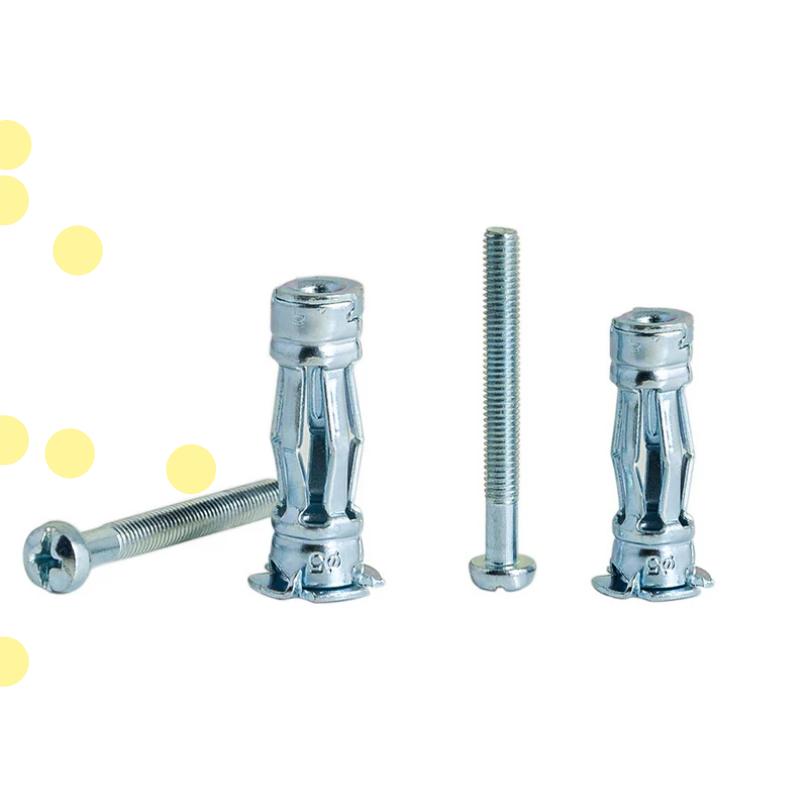 Heavy Expansion Bolt Set Practical Drywall Anchor with Screws Self Drilling Wall Home Pierced for Gypsum Board Fiberboard