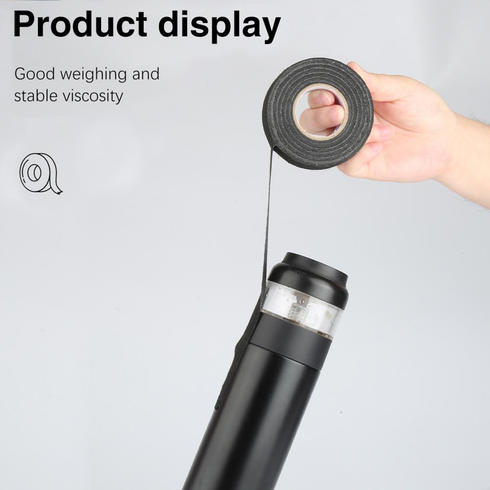 15M bandă adezivă rezistentă la căldură din pânză textilă pentru automobile bandă de flanel pânză fleece bandă de cablaj bandă de poliester