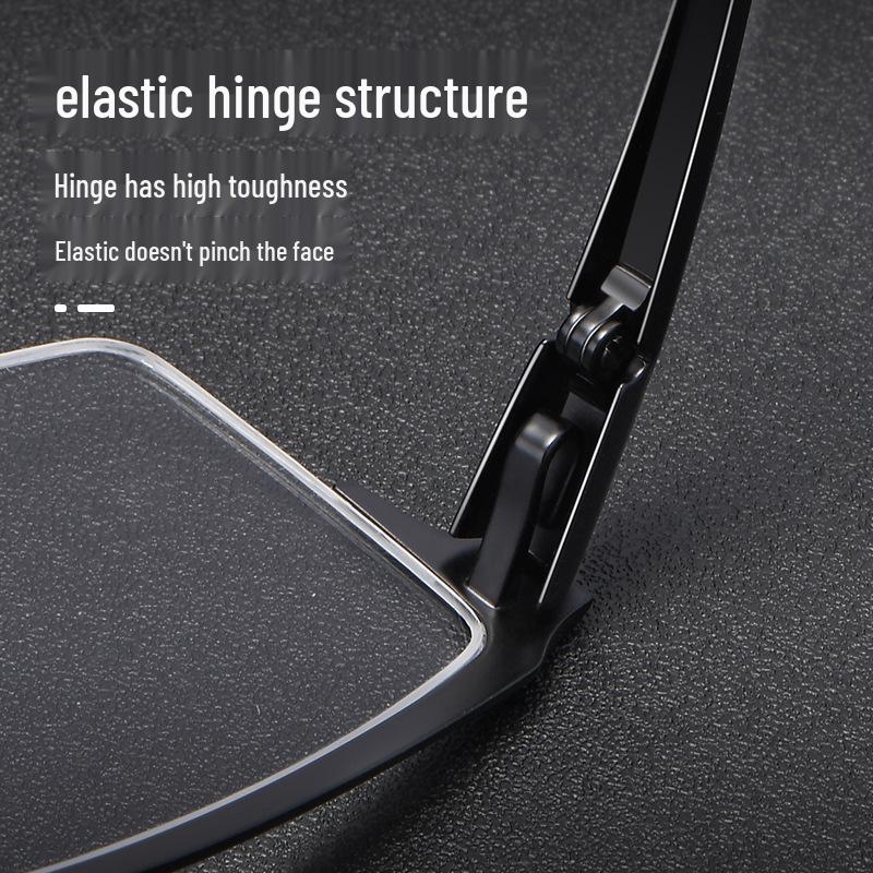 Ultraleichte Herren Halbrand Titanbrillengestelle - Modische Korrektionsbrillen