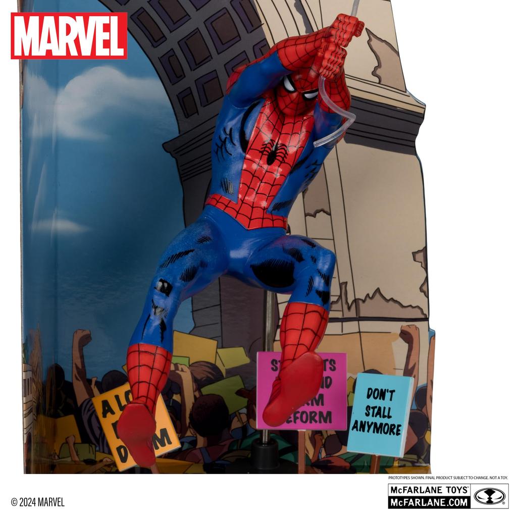 Marvel Comics Romita Amazing Scale Scene Figure Spider-Man (John Sr./The Spider-Man Vol.1#68) #006 1/10