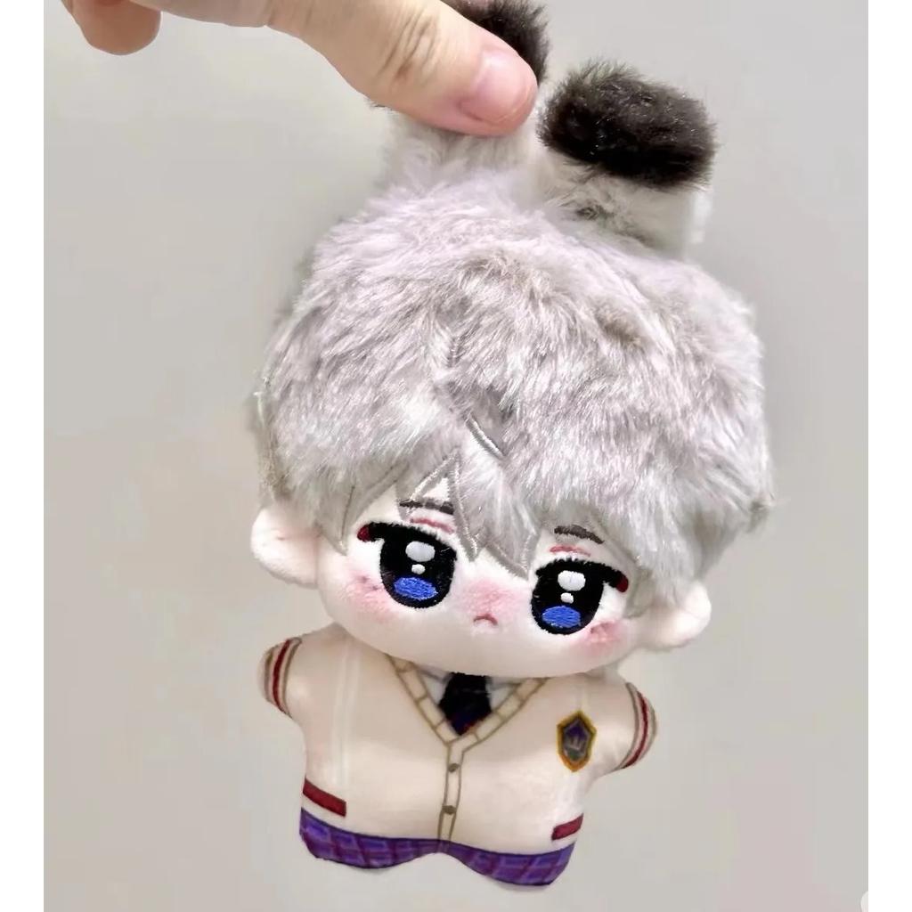 10cm Mini Love and Deepspace Bunny Ears Dress Up Xavier Shen XingHui Idol Cotton Doll Anime Plush Star Dolls Stuffed Figure Toys