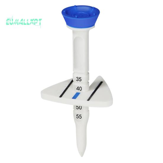 

Модернизированная футболка для гольфа с регулируемой высотой — тройники премиум-класса с большой головкой, уменьшенным трением, сервировочными штифтами для тренировок синий