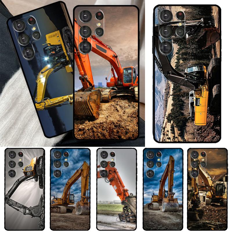 

Чехол-экскаватор для Samsung Galaxy S22 S21 Ultra Note 20 S8 S9 S10 Note 10 Plus S20 FE S21 FE.