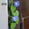 1/2/3/4Pcs Morning Glory Refrigerator Magnet with Articulating Stems Vine Flower Plants Fridge Magnet Home Office Kitchen Locker Decoration