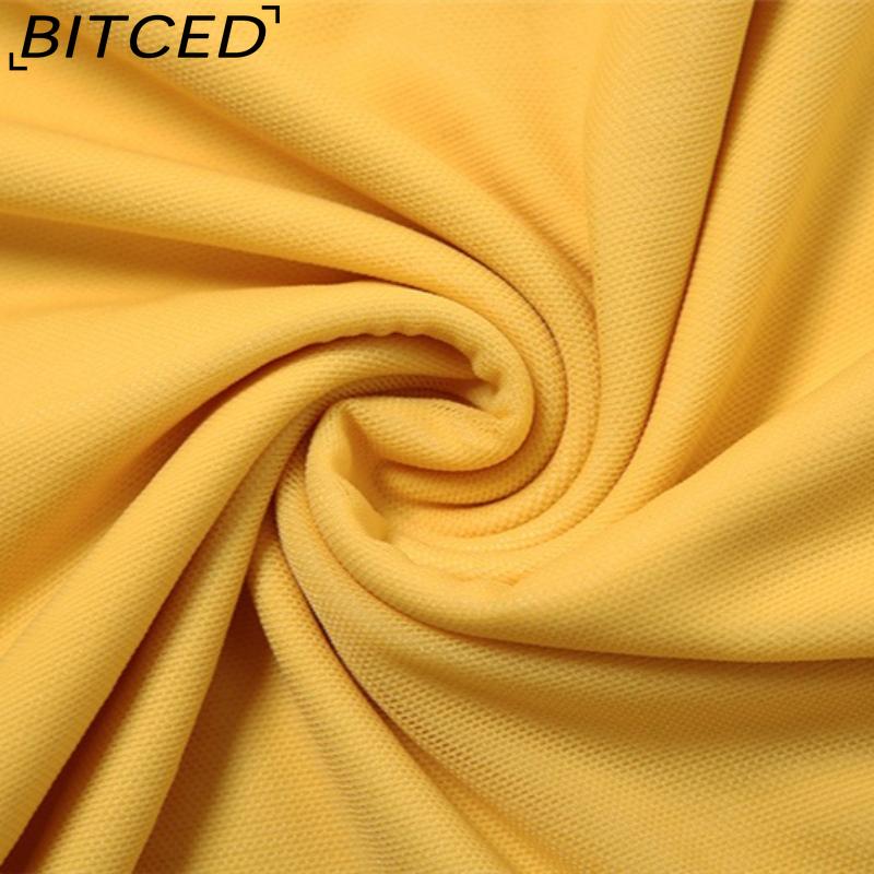 BITCED Summer Women's Solid-Colour Slim-Fit High-Waisted Fashion Strapless Sleeveless Mesh Dress