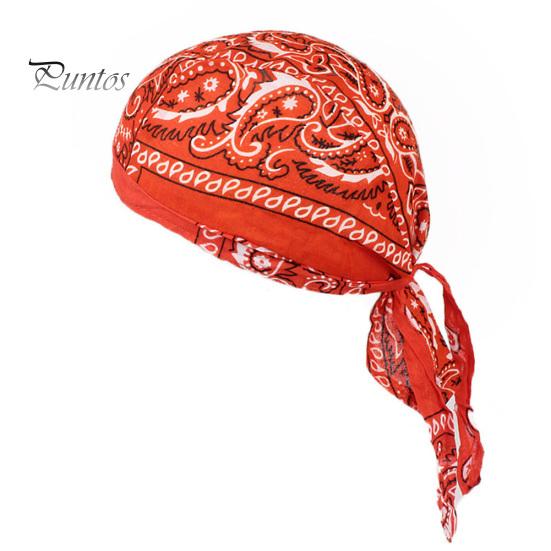 Cotton Men Women Pirates Cycling Cap Bike Headband Hat Bandana Headcloth