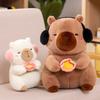 Capybara Persimyagi Cute Monkey Plush Toy Cartoon Girl Children Gift Holiday