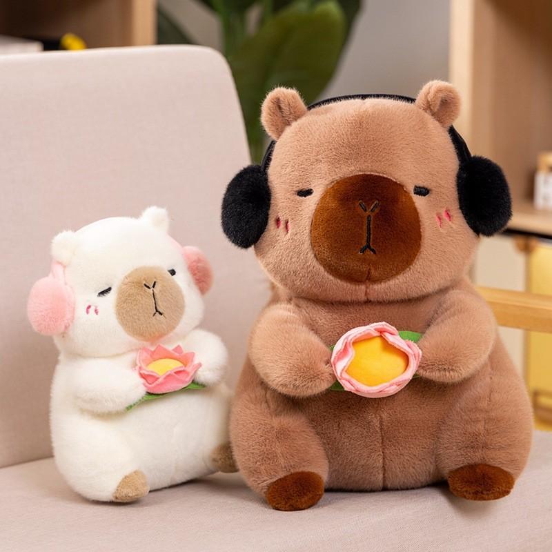 Rodent Capybara Plush Toy Doll Kids Sleep Partner Nursery Room Decoration Girls