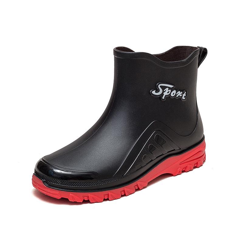 Korean Style Men's Waterproof Non-Slip Fashion Rain Boots