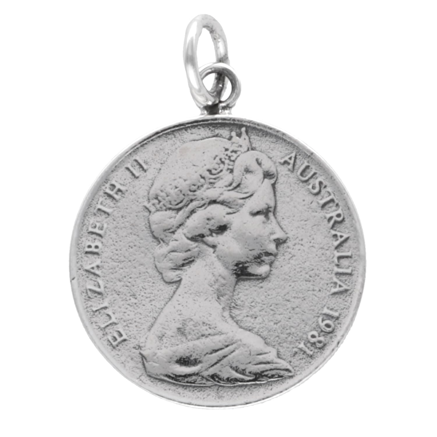 

Gin no Selectable World Coin Silver 925 Necklace Coin Necklace with Chain Coin Reversible Silver Coin Pendant [Shinjuku Kura] (C) срібний