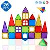 26PCS Magnetic Blocks Tiles Big Size Building Construction Games Magnet STEM DIY Educational Toys for Children Stylish Appearance Practical Daily Use