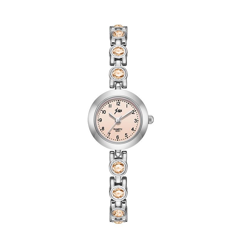 Jingwei Jw Light Luxury Exquisite Bracelet Watch Women'S Fashion Waterproof Alloy Small Waterproof Premium Quartz Watch