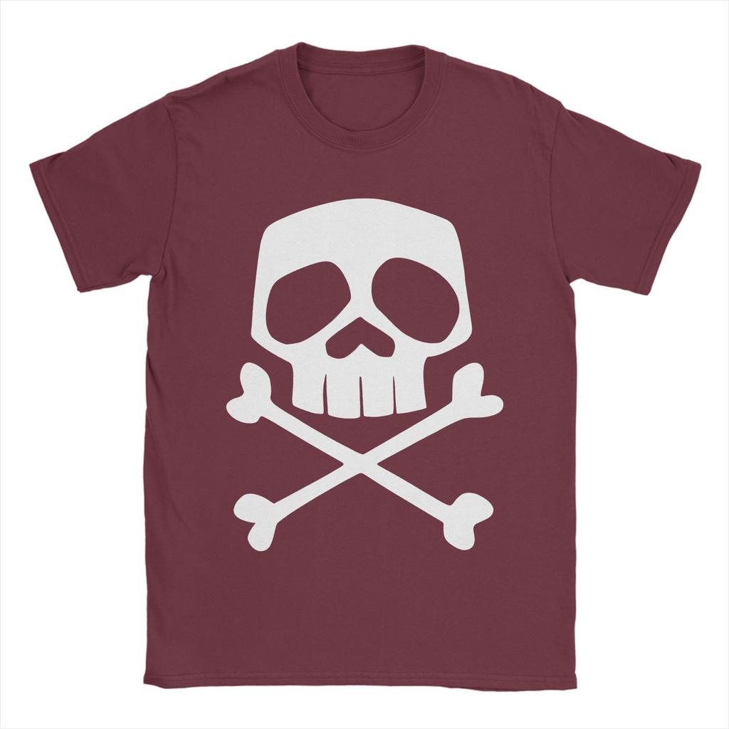 Captain Harlock skull TShirts Men Novelty 100 Cotton Tees Round Neck Short Sleeve T Shirt Gift Idea Clothing