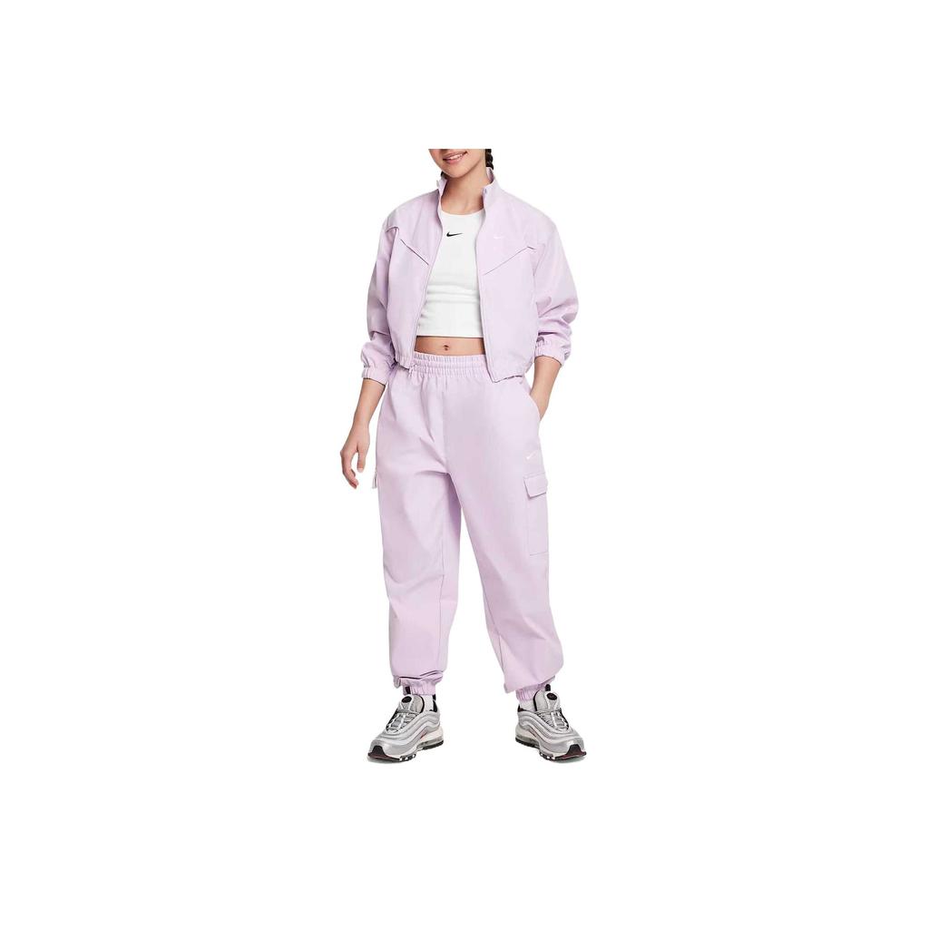 Nike Sportswear Waterproof Comfortable Versatile Simple Work Pants Kids bottoms FZ5554-537