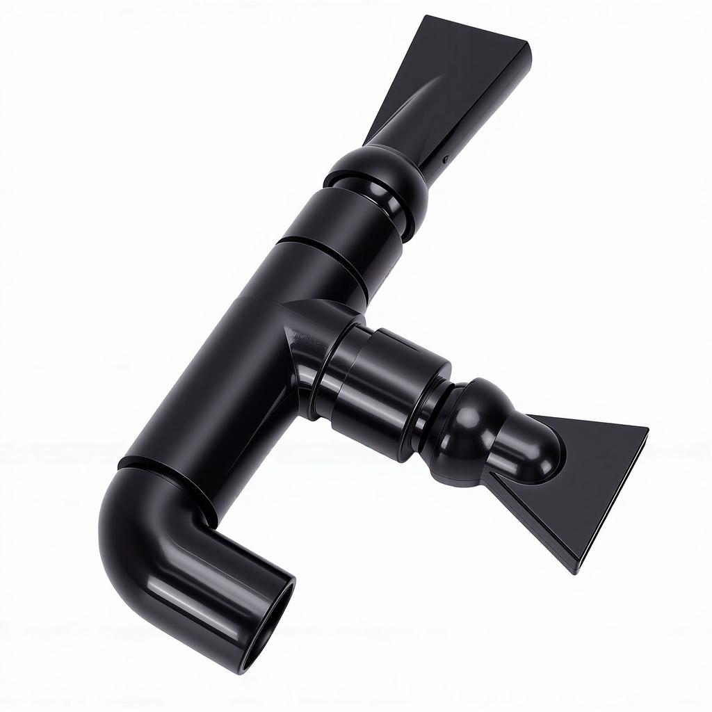 Fish Tank Double Nozzle PVC Aquarium Tanks Outlet Water Outflow Pipe Connector Versatile Tube Accessory External
