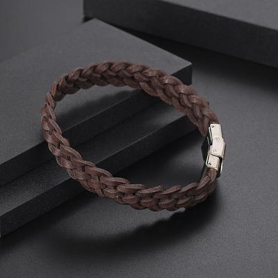 New Men 'S Skin -Hand Rope Bracelet Simple Atmospheric Width Bracelet
